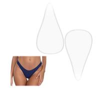 OHREN 2 Piezas Camel Toe Shelter, reutilizable, invisible, sin costuras, protector de silicona autoadhesivo para mujeres, leggings, trajes de baño, almohadillas impermeables, ropa de yoga, bikinis