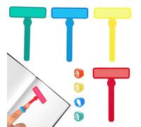 OHREN 8pcs Juego herramientas dislexia para niños, unidades ayuda dificultades lectura y escritura, TDAH, campos coloridos como marcos marcadores para la, ideal libros (Multicolor)