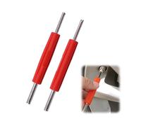 OHREN Extracción de Válvulas de Doble Cara (2 Piezas) - Herramientas de Extracción para Obús de Válvula del Neumático - Reparación de Válvula - Desmontador y Llave Obús Desmontadora de Neumáticos Moto