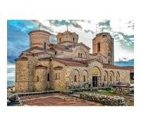 Ohrid Nord Macedonia Puzzle 1000(70x50cm) piezas Clemantine Church Puzzle