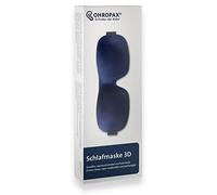 OHROPAX - Mascarilla para dormir 3D en azul - 1 pieza - Forma tridimensional oscurece completamente - Los ojos y la nariz permanecen libres, sin sensación de estrechamiento