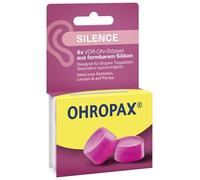 Ohropax Tapones para los oídos Silence – Silicona moldeable rosa, SNR 23 dB, para dormir