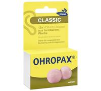 OHROPAX Tapones clásicos para los oídos - Tapones para los oídos para proteger contra el ruido, la humedad y el viento - Hecho de cera moldeable - Cómodo y adecuado para todos los oídos - Nivel de