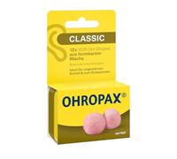 OHROPAX Tapones para los oídos clásicos - Tapones delanteros para proteger contra el ruido, la humedad y el viento - Cera maleable y flexible - Cómodo y adecuado para todas las orejas