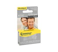 Ohropax Tapones Silicon Clear, 6 unidades