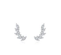 Ohrring Stecker Silber, Ohrring Set 925 Flügel mit Zirkonia Geschenk Beste Freundin Geburtstag
