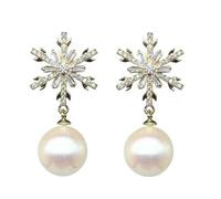 Ohrringe Engelsflügel Silber 925 Christmas Earrings For Women Christmas Snowflake Earrings Dainty Bow Dangle Drop Earrings Stud Christmas Festive Holiday Earrings Jewelry Ohrringe Mondstein Silber