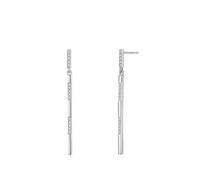 Ohrringe Gross, Ohrringe Silber Aesthetic Geometrisch mit Zirkonia 925 Silber Geschenk 18 Geburtstag Mädchen