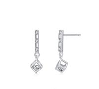 Ohrringe Set Damen, Ohrringe Silber Damen Geometrisch mit Zirkonia 925 Silber Geschenke für Mama