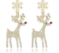 Ohrringe Weihnachten,Weihnachtsschmuck Damen Exquisit Weihnachts Hängend Ohrringe,Festliche Kostüme Ohrringe Geschenk