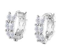 Ohrrringe Stöpsel Ashionable Heart Shaped Cubic Zirconia Huggie Earrings 10mm Pair For Infants Toddlers & Young Girls Shiny & Lovable Earrings For Birthday Grüne Blattohrringe, Einheitsgröße, Cobre