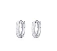 Ohrstecker Silber 925 Damen, Ohrringe Silber Creolen Groß Runde Liebe Geschenk Hochzeitstag