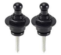 Ohsilv 2 Piezas Correa de Guitarra Bloqueo Pasador Botones de Clavija Antideslizante Correa de Guitarra Bajo EléCtrico Partes Calientes