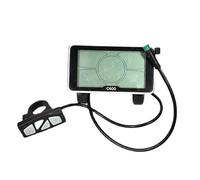 Ohsilv Protocolo 5S 24V 36V 48V LCD C600 Pantalla Grande de Bicicleta Eléctrica de Pantalla Grande de 4 Pulgadas con Conector Impermeable