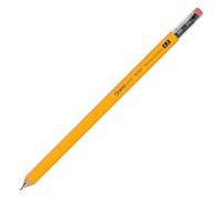 OHTO WN01 Lápiz mecánico de madera, punta fina de 0,5 mm, barril largo estándar, cuerpo amarillo, hecho de cedro del incienso, WN01-SP5-YL