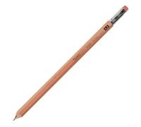 OHTO WN01 - Lápiz mecánico de madera, punta fina de 0,5 mm, cuerpo largo estándar, cuerpo natural, hecho de cedro de incienso, WN01-SP5-NT