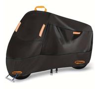 OHTWM Fundas Motos para Honda XL 125 V Varadero, Exterior Impermeable Antipolvo UV Protector con Orificios De Bloqueo Accesorios,A/XXXL