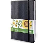 Ohuhu A4 Cuaderno de Bocetos, Papel liso 200 GSM para dibujo, 78 hojas / 156 páginas, Profesionales, Dibujar y Hacer Bocetos, specialmente diseñado para rotuladores a base de alcohol, 21 x 29,7cm
