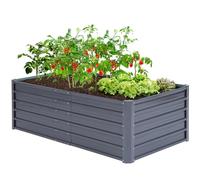 Ohuhu Cama de jardín elevada de metal para exteriores, 6 x 3 x 1.9 pies, reforzada, galvanizada, resistente a la corrosión, de acero de colores, para verduras, camas elevadas resistentes para cultivar