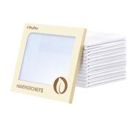 Ohuhu Pañuelos Hombre, Pañuelo Traje 100% Algodón Clásico Juego de Pañuelos de Bolsillo, Regalo para Hombre, 40 x 40 cm