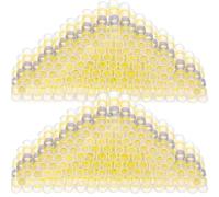 Ohulelks 150 Piezas 12-10 AWG Conectores de Cable de Sellado de Soldadura Amarillo Conectores de Cable Impermeables Termorretráctiles de Soldadura Terminales Eléctricos