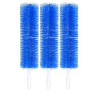 Ohulelks 3 Plumeros Flexibles para Ventiladores, de Plástico, con Cabezal de Microfibra, Reutilizables, para Quitar la Suciedad del Ventilador.