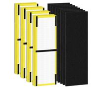 Ohulelks 4+8 Filtros HEPA B FLT4825 de Repuesto Compatibles con Purificadores de Aire G-Guardian AC4825/4825E/4825W/4300/4800/4900/4850