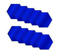 Ohulelks 48PCS Etiqueta de la Pared del Espejo 3D HexáGono DIY Espejos Etiqueta Autoadhesiva Mosaico Azulejos CalcomaníAs para Decorar el Dormitorio, C