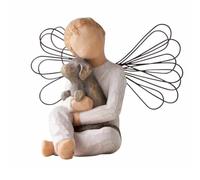 Ohulelks Abrazando Mi Felicidad Mesa Resina Decoración Ornamento Figura Simpatía Mascota Regalo Conmemorativo Ornamento Regalo C