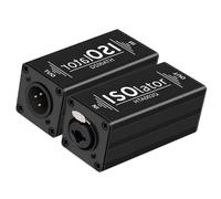 Ohulelks Aislador de Audio 6.35, Filtro de Ruido de Audio, Supresor de Ruido, Aislador de Señal de Audio para Común del Eliminador.