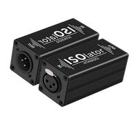 Ohulelks Aislador de Audio XLR, Filtro de Ruido, Supresor de Ruido, Aislador de Señal de Audio para Eliminador de Común.