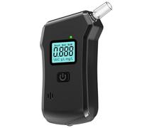 Ohulelks Alcoholímetro Digital para Automóvil, Alcoholímetro con Pantalla LCD, Alcoholímetro, Prueba de Alcohol, Analizador Portátil para Conducción en Estado de Ebriedad
