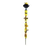 Ohulelks Atrapasueños de Luz de Abeja, Estacas Decorativas para Jardín, Hada de, Decoración con Cuentas DIY con Colgante, Suministros de Jardín C