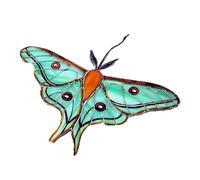 Ohulelks Atrapasueños de Mariposas Teñidas, Vidrieras para Colgar en Ventanas, Mariposas Colgantes, Atrapasoles para Decoraciones de Mariposas de Coche B
