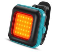 Ohulelks Delantero para Bicicleta de Montaña, Luz Delantera para Conducción, Recargable Vía USB, Linterna Ultrabrillante, Luz Trasera de Advertencia, Luz Azul y Roja