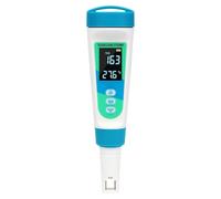 Ohulelks Detector 4 en 1 de TDS/EC/Salinidad/Temperatura. Medidor de Calidad del Agua para Piscinas y Acuarios.
