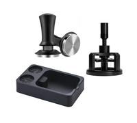 Ohulelks Dispensador de Café en Polvo con Aguja Giratoria de 58 mm, Caja de Almacenamiento, Juego de Herramientas WDT, Agitador y Distribuidor de Café Expreso.