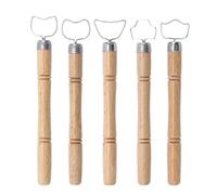 Ohulelks Herramientas para Dar Forma A Mangos de Cerámica, Raspadores para Tallar Mangos de Tazas de Té y Agua, Herramientas Artesanales para Dar Forma A Cerámica