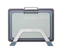 Ohulelks Juego de Tabla de Cortar Multifuncional para Cocina con Soporte, Zona de Molienda y Escala de Marcado: 3 Tamaños para un Corte Eficiente.