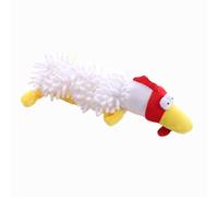 Ohulelks Juguetes de Peluche para Perros Que Hacen Sonidos, Juguete para Masticar Dientes, Rechinar los Dientes, Chirriar, Fregonas Interactivas, Pelusa, Juguete para Cachorros, C