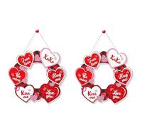 Ohulelks Letreros de Feliz DíA de San ValentíN, Te, Dulce Placa, de CorazóN para el DíA de San ValentíN, DecoracióN de Pared para el DíA de San ValentíN