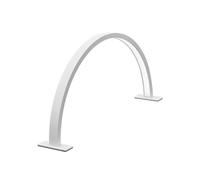 Ohulelks Luz de Media Luna para Escritorio de Uñas, Lámpara de Escritorio USB para Uñas, Pestañas, Tatuajes, Cejas, Lámpara de Mesa LED, Lámpara de Escritorio de Trabajo,