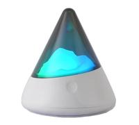 Ohulelks Luz LED de Noche RGB Táctil - Recargable por USB, Inalámbrica, Ideal para Acampar Al Aire Libre y Decoración del Hogar.