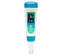 Ohulelks Medidor Digital de Salinidad 4 en 1, Detector de Precisión TDS/EC/SALT/TEMP, Comprobador de Conductividad del Agua, Salinómetro para Agua de Piscina.