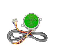 Ohulelks Motor Paso A Paso 35BYJ46 de 12 V CC y 24 V para Aire Acondicionado Pequeño, Reparación de Humidificador y Motor Paso A Paso 0010400502B