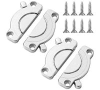 Ohulelks Paquete de 2 Conectores para Tableros de Mesa, Conectores para Tableros de Mesa, Conectores Giratorios de Paneles de Madera para Escritorios de Oficina/Mesas de Comedor