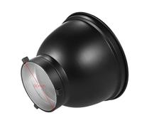 Ohulelks Reflector Difusor Estándar de 7 Pulgadas con Pantalla de Lámpara, Rejilla de Panal de 60° para Flash de Estudio con Bowens y Speedlite.