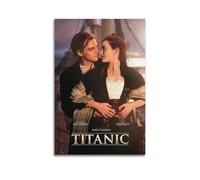 OHVVGN Póster decorativo de Titanic Leonardo Dicaprio Kate Winslet para habitación, póster estético para decoración de pared, 40 x 60 cm, estilo sin marco