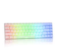 OHY XVX HE68 - Teclado de efecto Hall, modo de teclado para juegos de disparo rápido, accionamiento ajustable, tasa de sondeo de 8 KHz, 60 % con cable RGB retroiluminado teclado mecánico con teclas