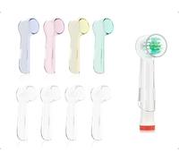 OHYANYAO 8 Fundas para Cepillos De Dientes,Funda Antipolvo Multicolor para Cepillos Eléctricos,Protector De Cabezal para Estuche De Viaje,Compatible con Oral B Electric